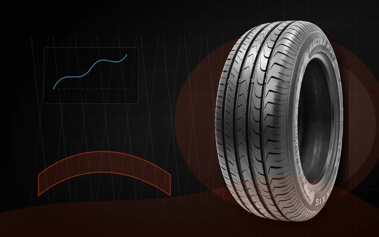 MAXXIS VICTRA M36+ z wizualizacją wzmocnionej ściany run-flat
